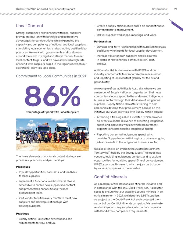 Annual & Sustainability Report | Halliburton - Page 23