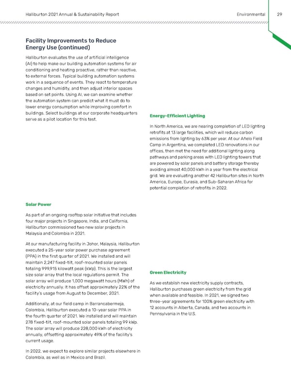 Annual & Sustainability Report | Halliburton - Page 28