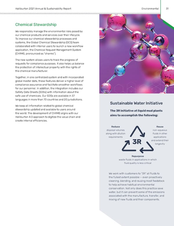 Annual & Sustainability Report | Halliburton - Page 30