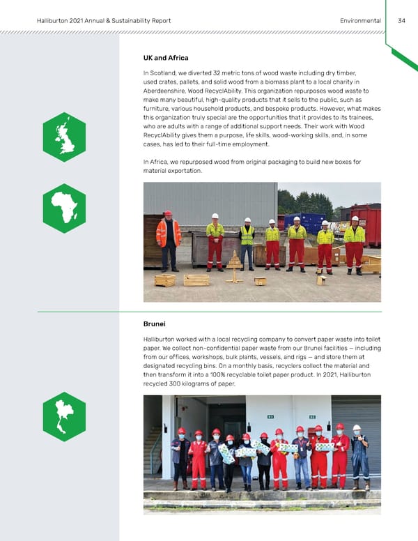 Annual & Sustainability Report | Halliburton - Page 33