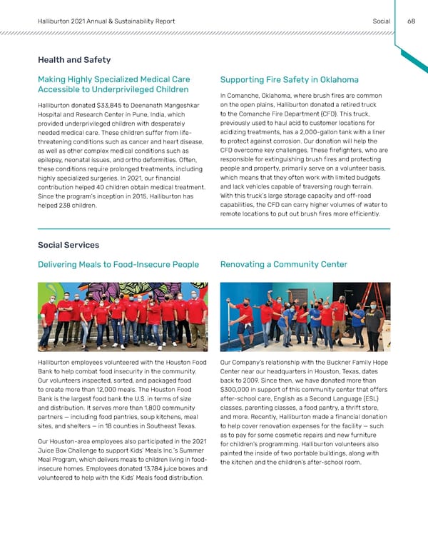 Annual & Sustainability Report | Halliburton - Page 67