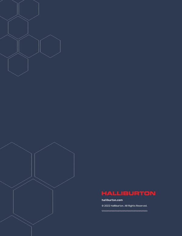 Annual & Sustainability Report | Halliburton - Page 87